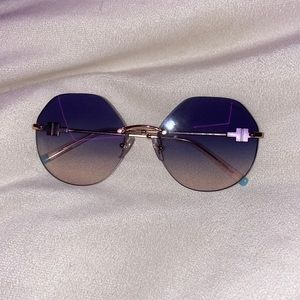 pink & blue ombre tiffany sunglasses